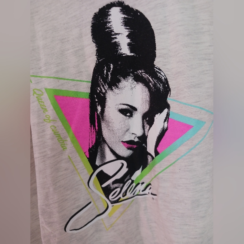 NWT Selena Queen of Cumbia Long Sleeved Toddler T-shirt Cream Color